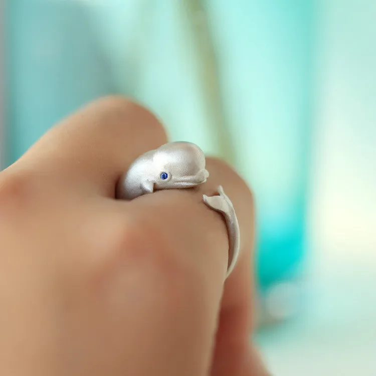 TJP Design Beluga Whale 925 Sterling Silver Adjustable Opening Ring for Women New
TJP Design Beluga Whale 925 Sterling Silver Adjustable Opening Ring for Women New