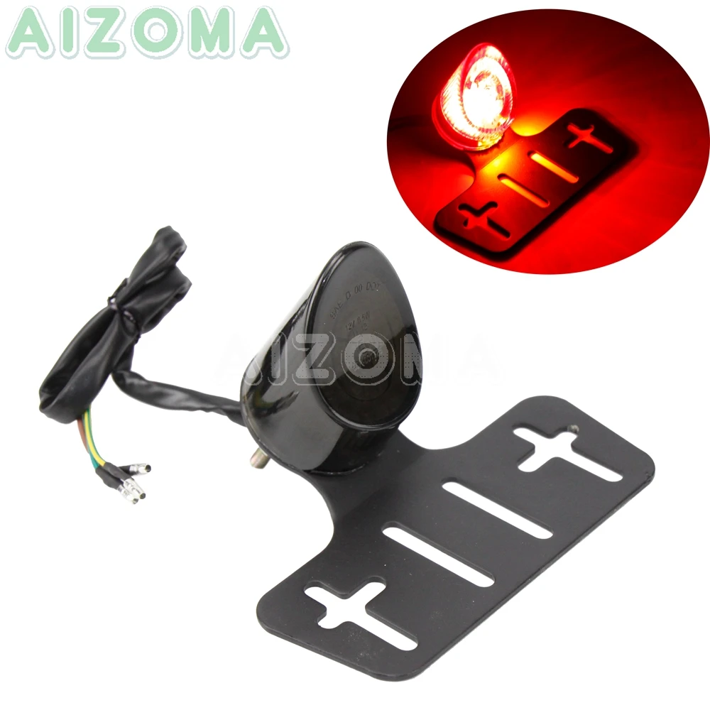 E-MARK Approved 12V Motorcycle Tail Lights For Harley Chopper Bobber Custom Rear Stop Brake Light w/ License Plate Bracket Lamp
E-MARK Approved 12V Motorcycle Tail Lights For Harley Chopper Bobber Custom Rear Stop Brake Light w/ License Plate Bracket Lamp