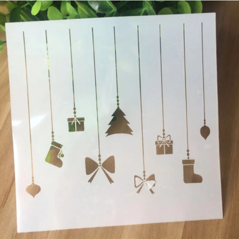 1PC Christmas gift Shaped Reusable Stencil Airbrush Painting Art DIY Home Decor Scrap booking Album Crafts
1PC Christmas gift Shaped Reusable Stencil Airbrush Painting Art DIY Home Decor Scrap booking Album Crafts