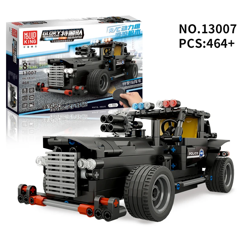 Mouldking Glory Guardians Rc Blocks Electric Technic Remote Control Car Rc Car Police Truck DIY Set For Kit Compatible Lepin
Mouldking Glory Guardians Rc Blocks Electric Technic Remote Control Car Rc Car Police Truck DIY Set For Kit Compatible Lepin