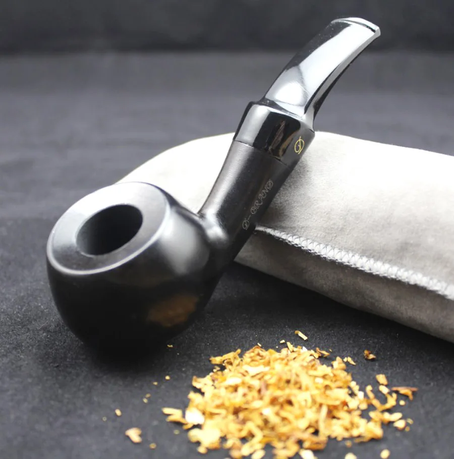 16 Tools Handmade Ebony Wood Smoke Tobacco Smoking Pipe Set Black Round Natural Wooden Pipe 9mm Pipe Filters 410y 
16 Tools Handmade Ebony Wood Smoke Tobacco Smoking Pipe Set Black Round Natural Wooden Pipe 9mm Pipe Filters 410y