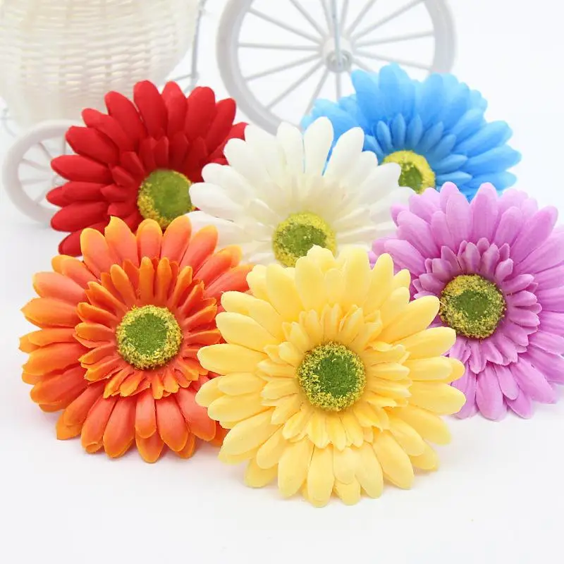 10PCS/Lot 10CM Gerbera Silk Flower Sunflower Tulip wreath pectoral flower clothing hat shoes Christmas Decorative materials
10PCS/Lot 10CM Gerbera Silk Flower Sunflower Tulip wreath pectoral flower clothing hat shoes Christmas Decorative materials