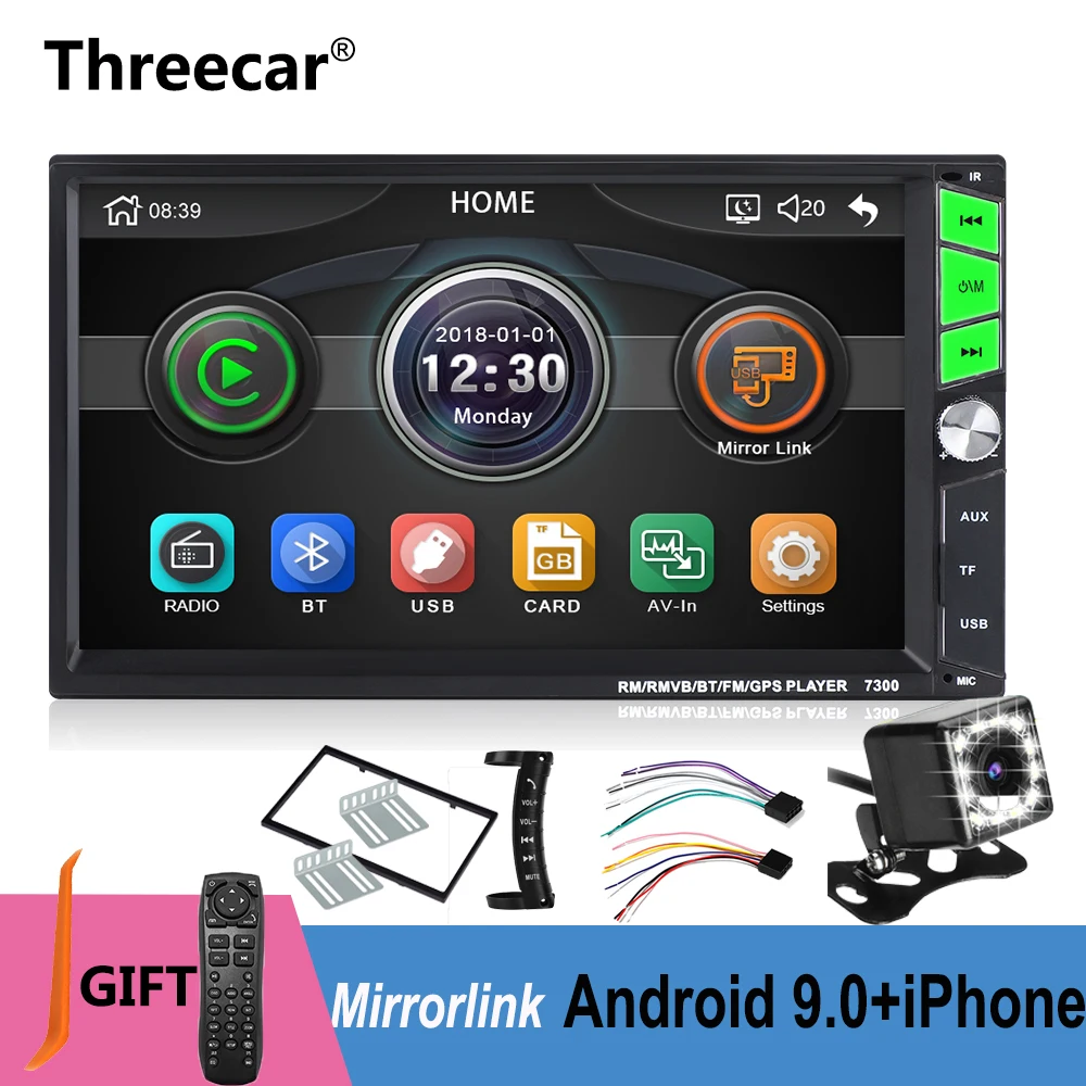 2 din car radio multimedia player Touch screen mirrorlink Android iphone Auto audio stereo MP5 Bluetooth USB TF FM Camera 2DIN
2 din car radio multimedia player Touch screen mirrorlink Android iphone Auto audio stereo MP5 Bluetooth USB TF FM Camera 2DIN