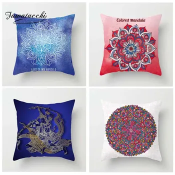 Fuwatacchi Multi Color Mandala Printed Cushion Cover Religious Style Pillow Cover Elephant Decorative Pillowcase for Home Sofa
Fuwatacchi Multi Color Mandala Printed Cushion Cover Religious Style Pillow Cover Elephant Decorative Pillowcase for Home Sofa