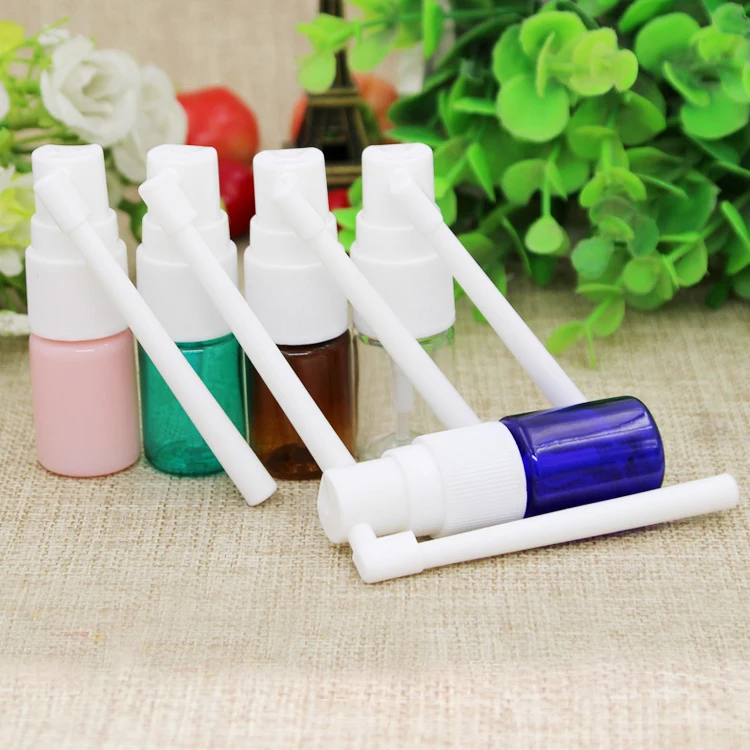 10/50/100pcs Empty 5ml Colorful Transparent Plastic Nasal Small Rotation Mist Spray Bottles Makeup DIY Sub bottling mini vials | Красота и