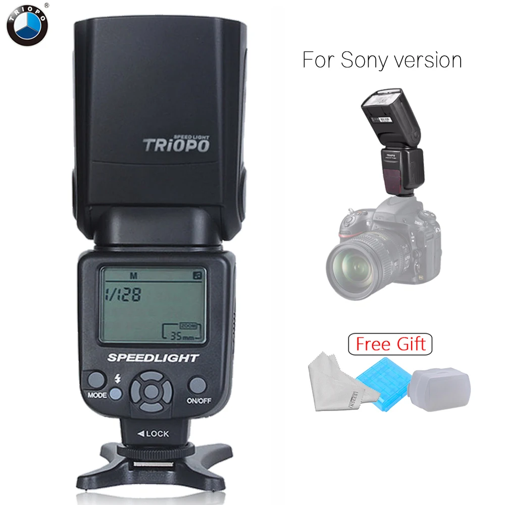 Triopo Speedlite Flash Speedlight TR-960 III 2.4G Wireless Suit for Sony A850 A450 A500 A560 A77 A65 A33 A35 Cameras Genunie
Triopo Speedlite Flash Speedlight TR-960 III 2.4G Wireless Suit for Sony A850 A450 A500 A560 A77 A65 A33 A35 Cameras Genunie