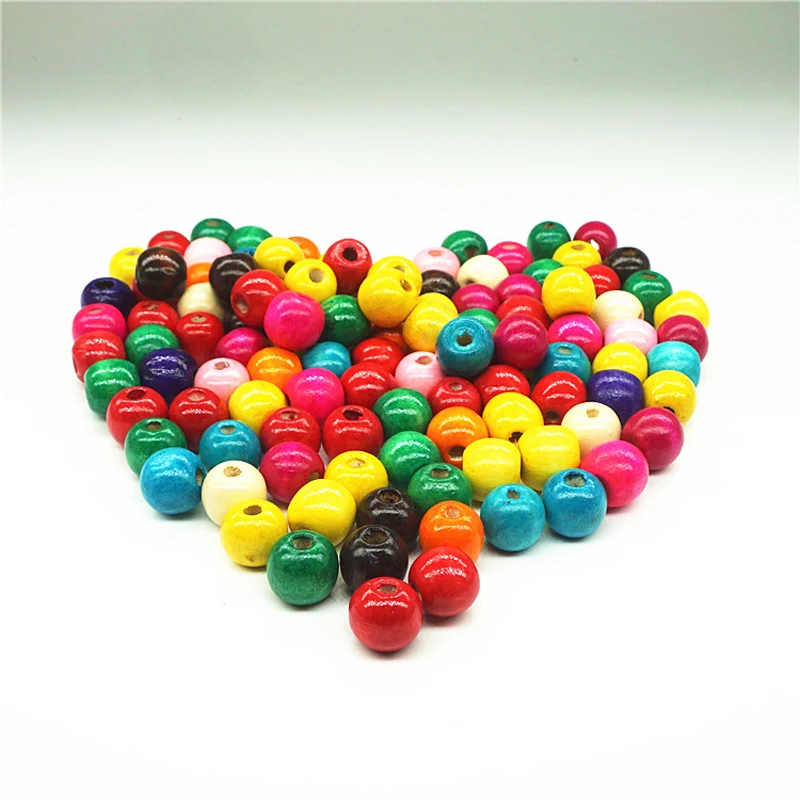 200pcs/lot Colorful Natural Wooden Beads Round Ball Wood Spacer Beads For DIY Jewelry Necklace Making 7x8mm 9x10mm 11x12mm
200pcs/lot Colorful Natural Wooden Beads Round Ball Wood Spacer Beads For DIY Jewelry Necklace Making 7x8mm 9x10mm 11x12mm