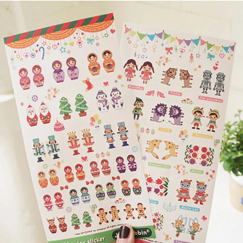 2 Sheets Russian Dolls Gifts Envelope Sealed Paste Lovely Scrapbooking Diary Journal Matryoshka Doll Paper Decorative Stickers
2 Sheets Russian Dolls Gifts Envelope Sealed Paste Lovely Scrapbooking Diary Journal Matryoshka Doll Paper Decorative Stickers