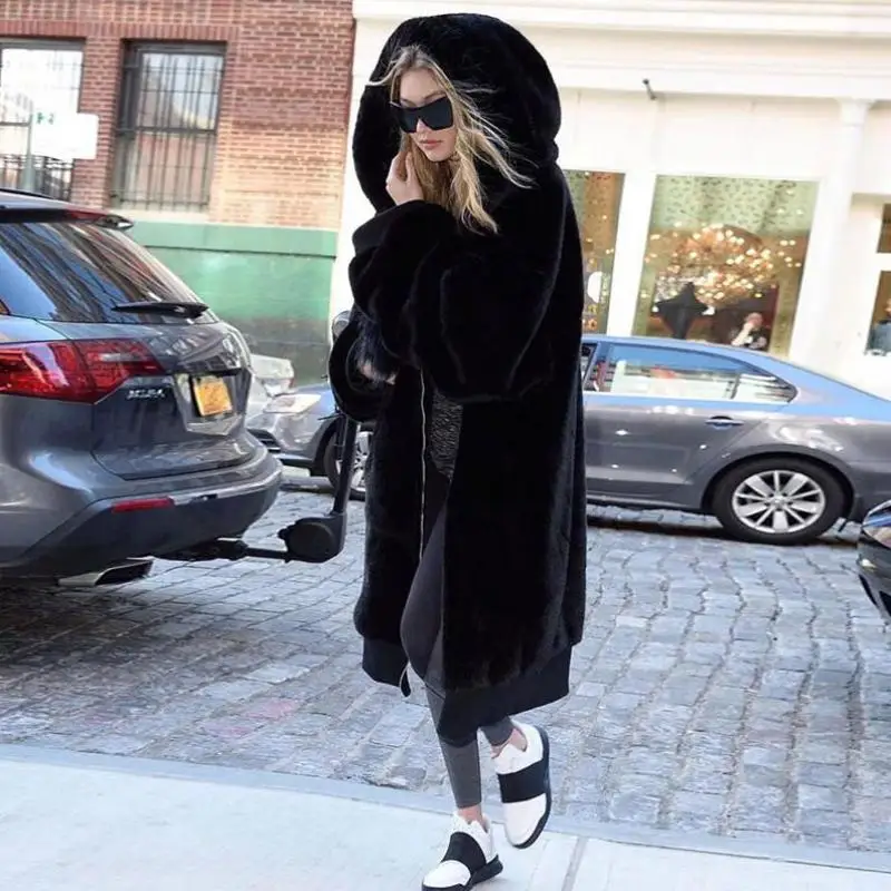 woman Winter Warm hooded Large size Medium length Solid color Fur & Faux Fur Women 2018 Casual Long sleeve teddy Fur coat
woman Winter Warm hooded Large size Medium length Solid color Fur & Faux Fur Women 2018 Casual Long sleeve teddy Fur coat