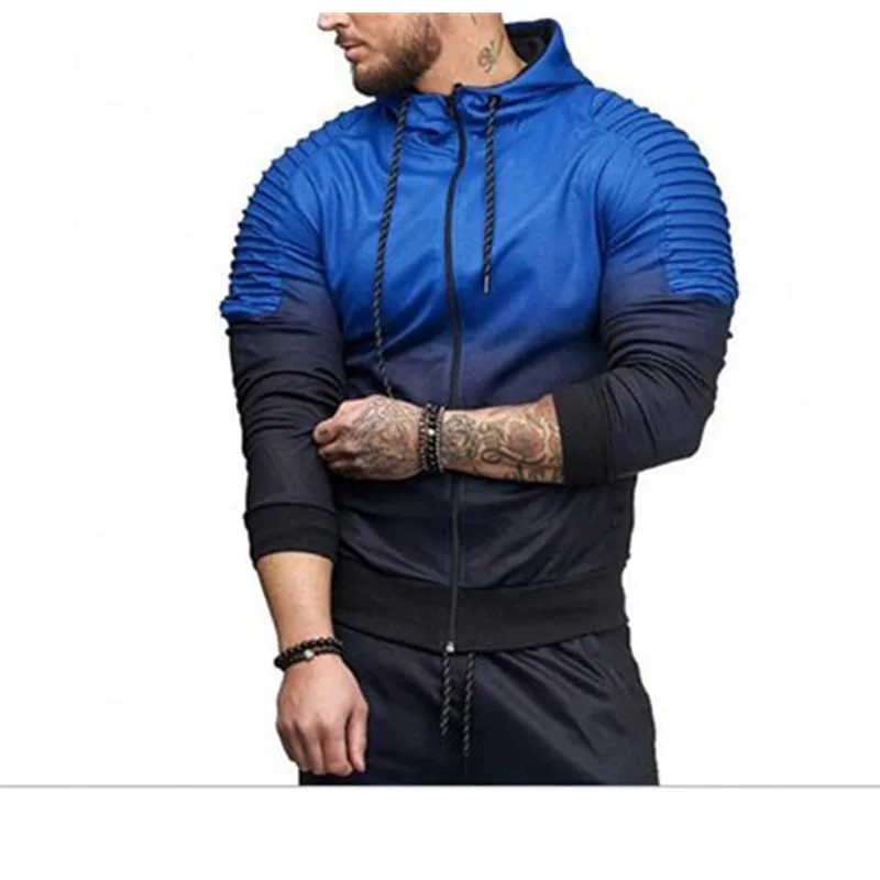 Men's casual blazer jacket european-american style stripe pleated 3D printed gradient male hip-hop motorcycle cardigan hoodie
Men's casual blazer jacket european-american style stripe pleated 3D printed gradient male hip-hop motorcycle cardigan hoodie