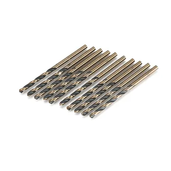 10pcs 3mm-9mm Black and Gold High Speed Steel Twist Drill Bit Set Power Tool for Use On Steel Wood Plastic Aluminum Alloy
10pcs 3mm-9mm Black and Gold High Speed Steel Twist Drill Bit Set Power Tool for Use On Steel Wood Plastic Aluminum Alloy