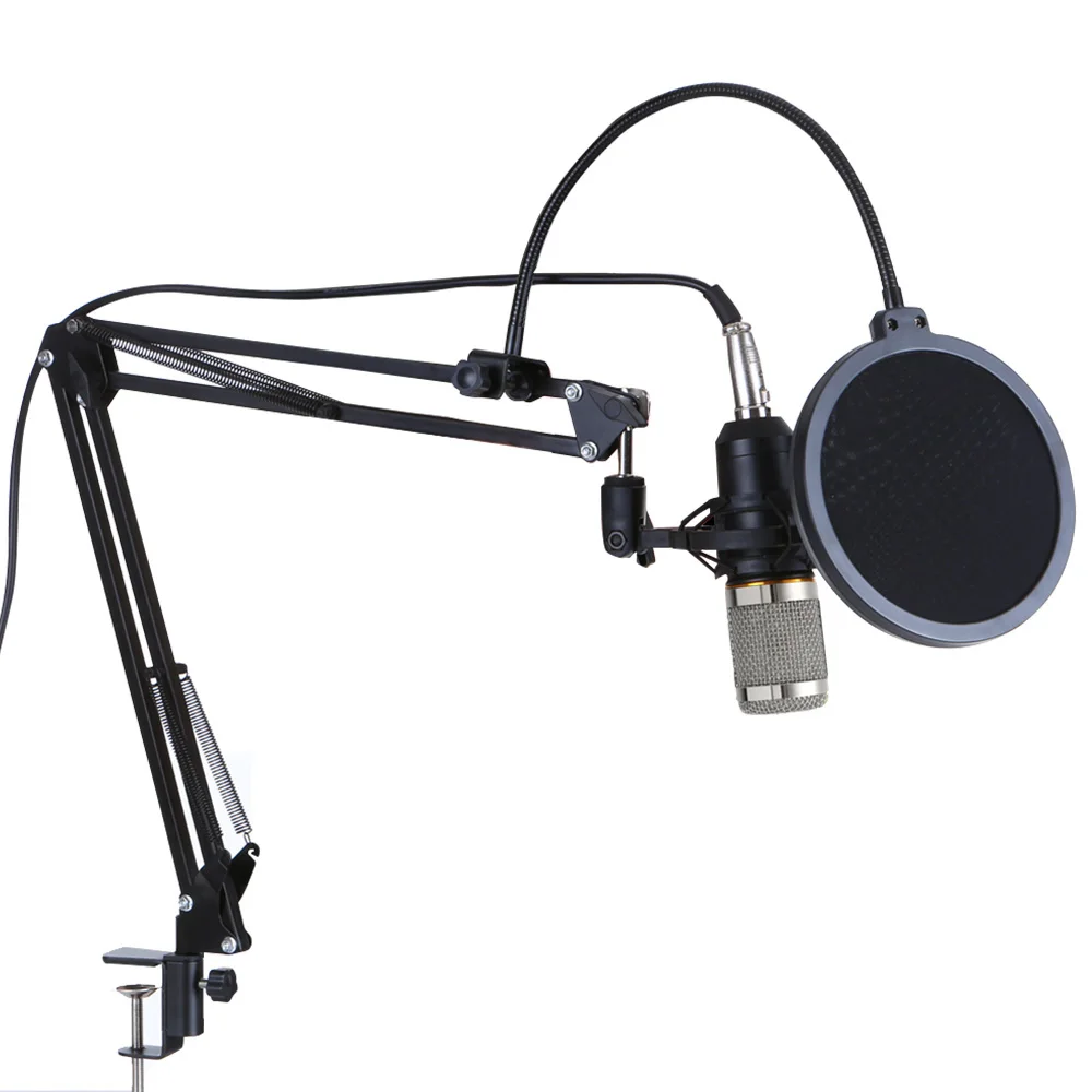 Professional Suspension Microphone Kit Studio Live Stream Broadcasting Recording Condenser Microphone Set
Professional Suspension Microphone Kit Studio Live Stream Broadcasting Recording Condenser Microphone Set