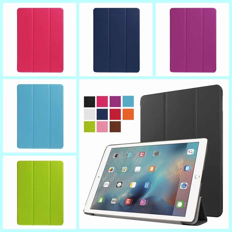 Luxury Case For Apple iPad pro 9.7" 2016 PU Leather Trifold Protective Smart Cover for Wake Up Stand Fundas | Компьютеры и офис