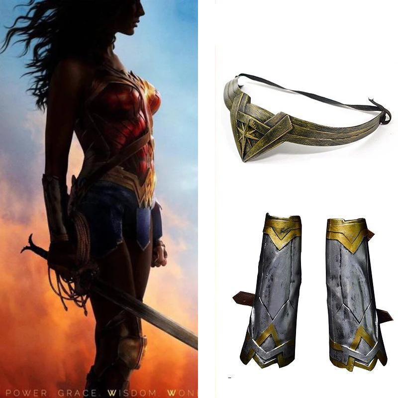 Diana Bracer Headwear Arms Set Superhero Wonder Woman Cosplay Accessory Halloween Costume Free Shipping
Diana Bracer Headwear Arms Set Superhero Wonder Woman Cosplay Accessory Halloween Costume Free Shipping