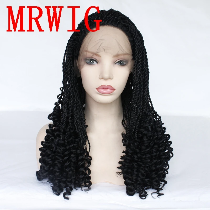 MRWIG 2x Twist Braids Wig 26in 250%density synthetic front lace wig for woman free part 650g black/blonde/brown hair color
MRWIG 2x Twist Braids Wig 26in 250%density synthetic front lace wig for woman free part 650g black/blonde/brown hair color