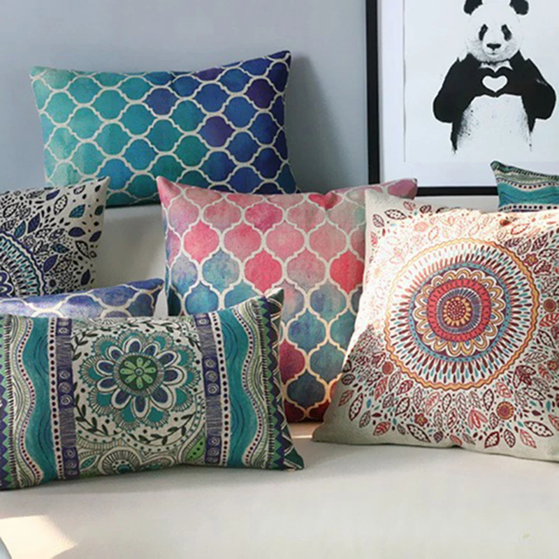 Hot Wholesale Fashion Trade Colorful Gradient Striped Linen Furnishing Car Decoration Cushion Cover Throw Pillow Case Funda Para
Hot Wholesale Fashion Trade Colorful Gradient Striped Linen Furnishing Car Decoration Cushion Cover Throw Pillow Case Funda Para