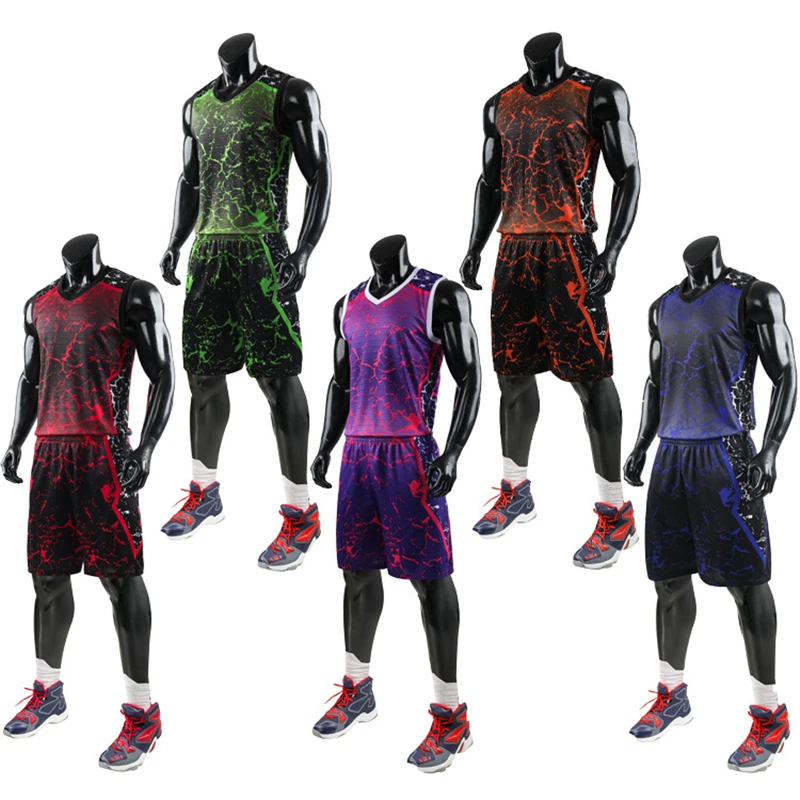 Unisex Basketball Jerseys Set Colorful Breathable Sports Shirts & Short Pants Plus Size Gym Training Jerseys Suits Sportswears
Unisex Basketball Jerseys Set Colorful Breathable Sports Shirts & Short Pants Plus Size Gym Training Jerseys Suits Sportswears