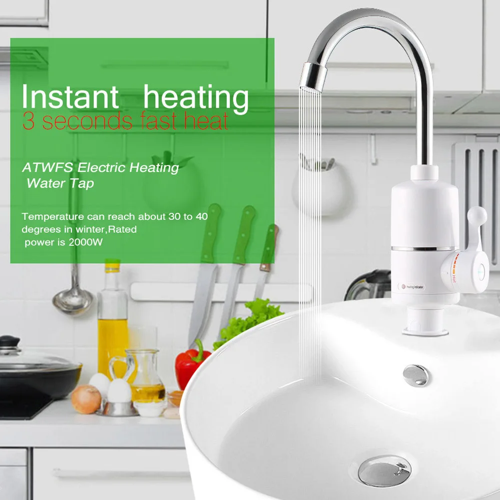 1pcs Electric Faucet Tap Instant Hot Water Heater for Home Bathroom Kitchen EU Standard MYDING
1pcs Electric Faucet Tap Instant Hot Water Heater for Home Bathroom Kitchen EU Standard MYDING
