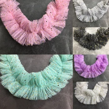 5Yards Pink White Pleated Lace Trim Bubble Skirt Ruffle Mesh Lace Ribbon Tutu Lace Wedding Decortion Doll Dress Fold Lace Fabric
5Yards Pink White Pleated Lace Trim Bubble Skirt Ruffle Mesh Lace Ribbon Tutu Lace Wedding Decortion Doll Dress Fold Lace Fabric