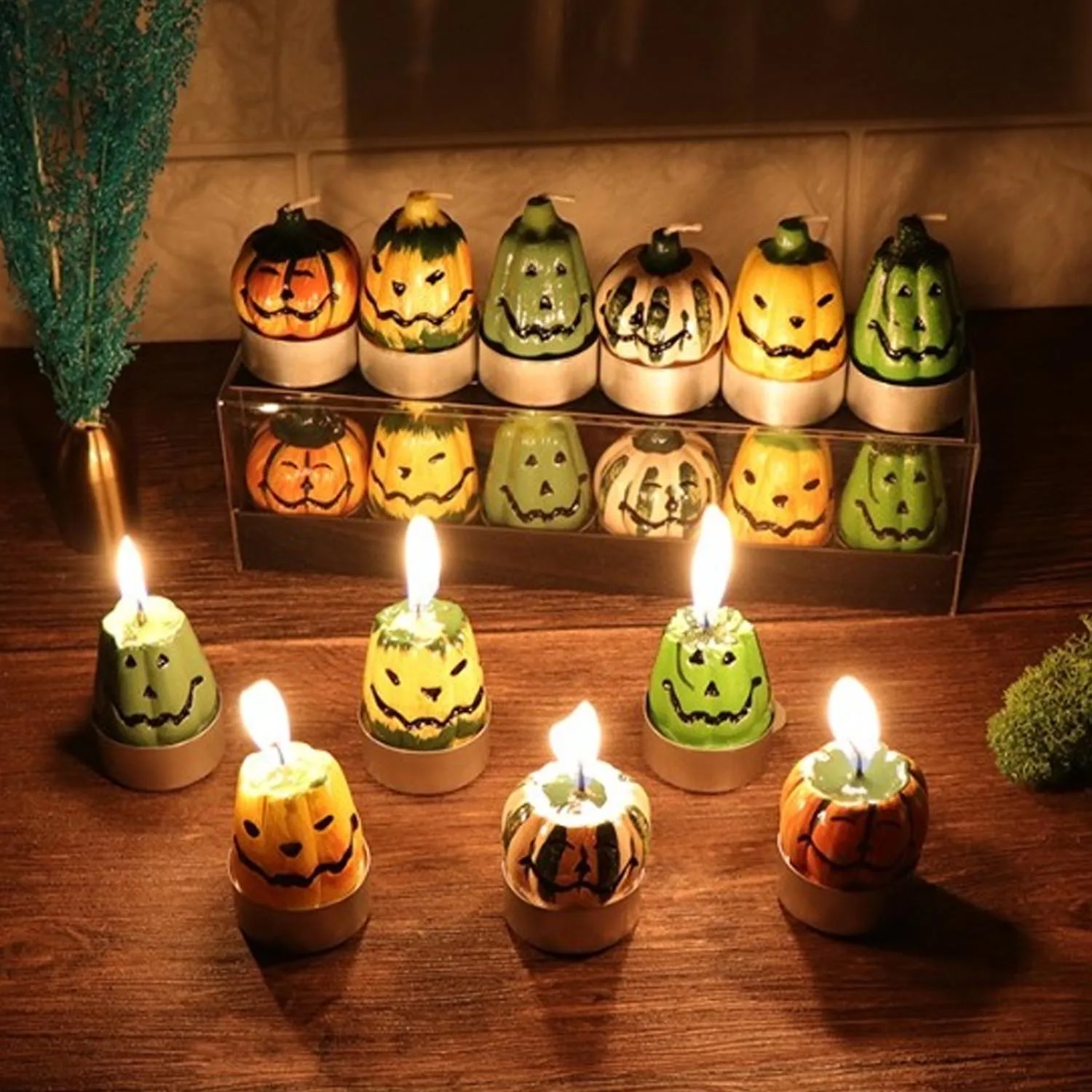 Behogar 6pcs Assorted Style Cute Pumpkins Candles Halloween Festival Decorations Favor Supplies Helloween Decoracion
Behogar 6pcs Assorted Style Cute Pumpkins Candles Halloween Festival Decorations Favor Supplies Helloween Decoracion