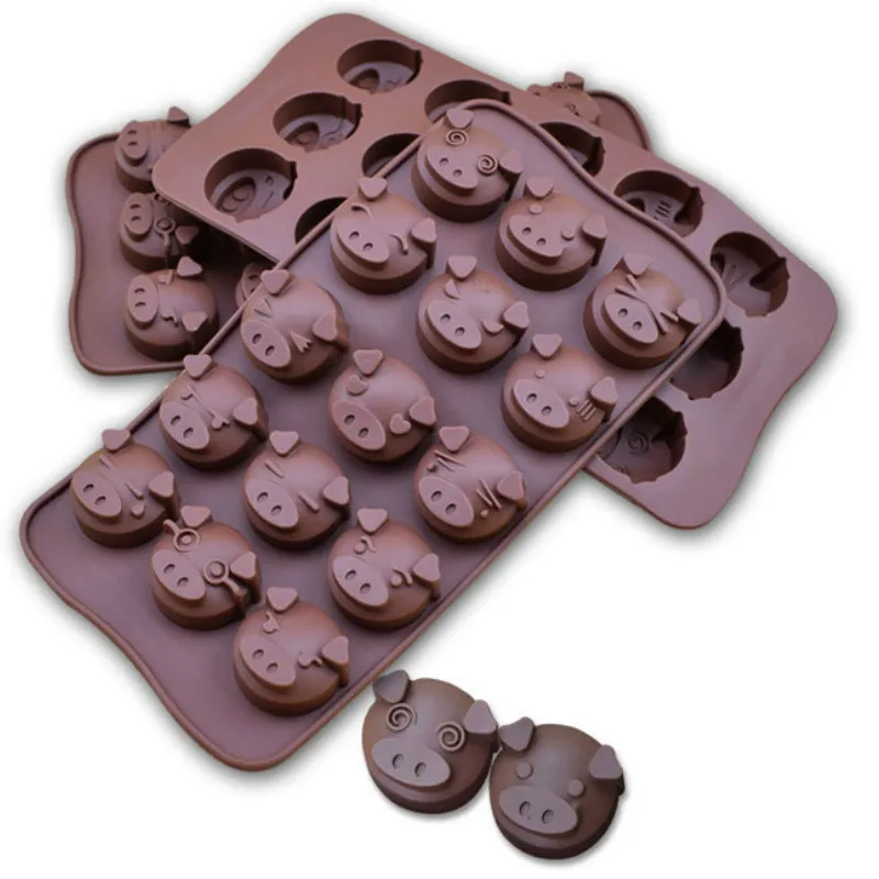 Cartoon Pig Silicone Chocolate Mold Ice Mold Handmade Candy Baking Mold Decoration DIY Jello Silicon Mold
Cartoon Pig Silicone Chocolate Mold Ice Mold Handmade Candy Baking Mold Decoration DIY Jello Silicon Mold