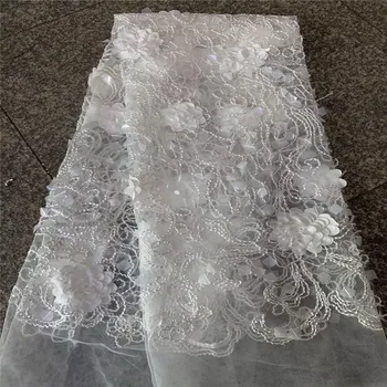 African Lace Fabric 2019 White 3D Tulle High Quality Nigerian Water Soluble Tulle Lace Fabric Latest French Mesh Embroidery
African Lace Fabric 2019 White 3D Tulle High Quality Nigerian Water Soluble Tulle Lace Fabric Latest French Mesh Embroidery