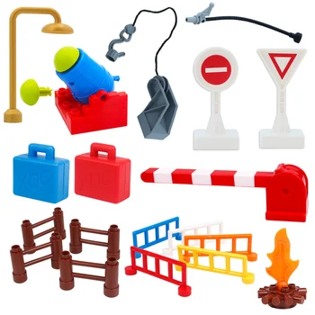 Diy Building Block Accessories Compatible With Blocks Camera Duploe Fire Suitcase Fence Torch Tables Bulk Parts Toys For Baby
Diy Building Block Accessories Compatible With Blocks Camera Duploe Fire Suitcase Fence Torch Tables Bulk Parts Toys For Baby