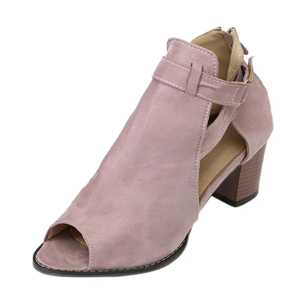 SAGACE Ladies Fashion Solid Color Peep Toe Zipper Sandals Summer Women Fish Mouth Outdoor Rome Style Breathable Massage Shoes
SAGACE Ladies Fashion Solid Color Peep Toe Zipper Sandals Summer Women Fish Mouth Outdoor Rome Style Breathable Massage Shoes