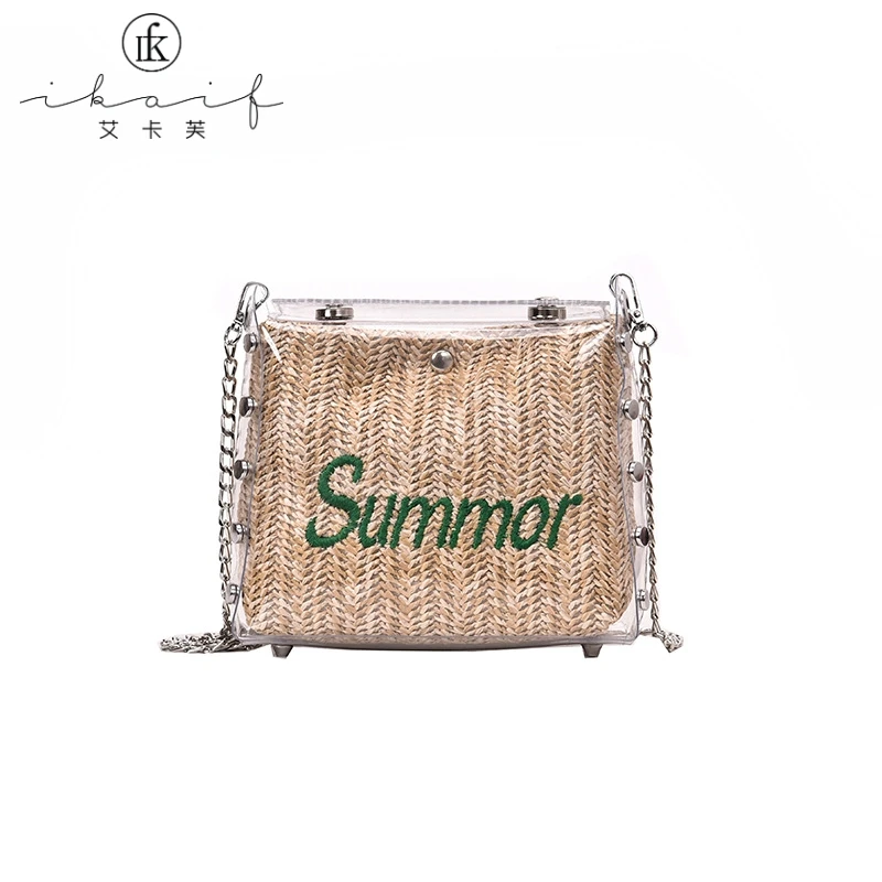2019 New Women PVC Chain Transparent Fashion Wild Small Square Bags Letter Shoulder Messenger Bags Handbags
2019 New Women PVC Chain Transparent Fashion Wild Small Square Bags Letter Shoulder Messenger Bags Handbags