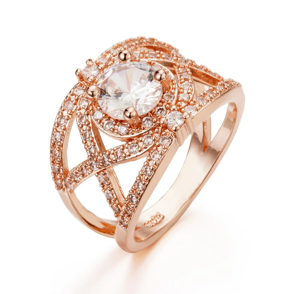 New Fashion Jewelry Female Rose Gold Finger Ring Cute Romantic Wedding Ring Promise Engagement Rings Best Gifts
New Fashion Jewelry Female Rose Gold Finger Ring Cute Romantic Wedding Ring Promise Engagement Rings Best Gifts