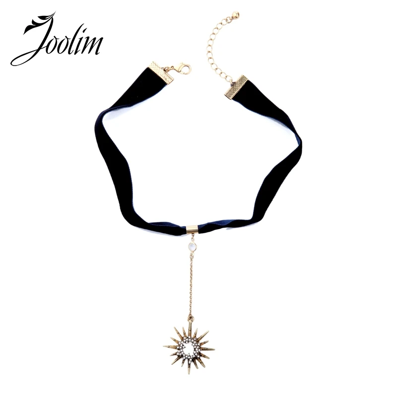 JOOLIM Jewelry Wholesale/ Start Pendent Velvet Choker Necklace Navy Blue Choker Good Quality Fashion Jewelry
JOOLIM Jewelry Wholesale/ Start Pendent Velvet Choker Necklace Navy Blue Choker Good Quality Fashion Jewelry