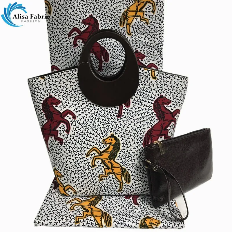 Dutch wax bag set,high quality african woman's wax handbag match 6 yards best quality hollandais wax fabric african prints wax
Dutch wax bag set,high quality african woman's wax handbag match 6 yards best quality hollandais wax fabric african prints wax