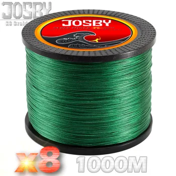 JOSBY Brand 1000m 8 Strands Multicolour PE Braided Wire X8 Multifilament Fishing Line Fishing Tackle 6Color 15LBS-80LBS 2018 New
JOSBY Brand 1000m 8 Strands Multicolour PE Braided Wire X8 Multifilament Fishing Line Fishing Tackle 6Color 15LBS-80LBS 2018 New
