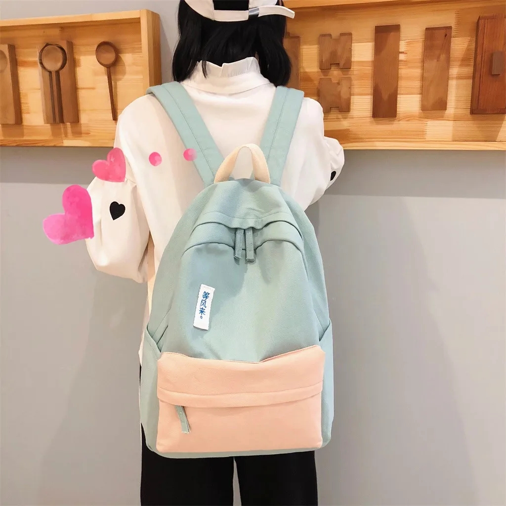 Large Capacity Solid Color Waterproof Nylon Casual Backpack Multi Pocket Travel Backpacks Female School Bag For Teenage New
Large Capacity Solid Color Waterproof Nylon Casual Backpack Multi Pocket Travel Backpacks Female School Bag For Teenage New