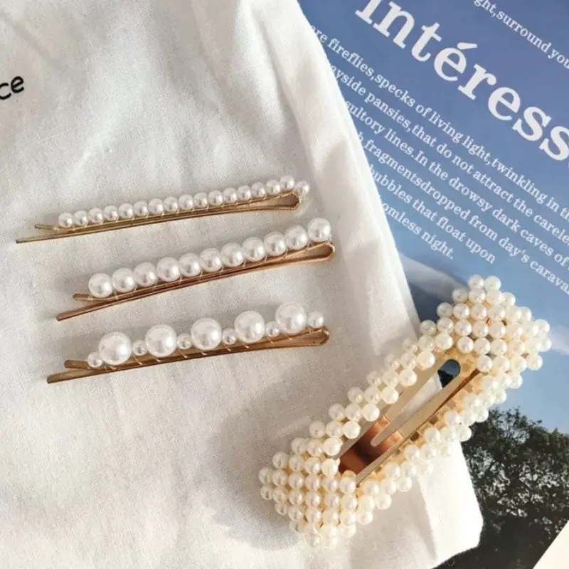 Simulated Pearl Hair Barrette For Women Jewelrys Sweet Girl Headwear Clip HairPins Hair Accessories Hairgrip Wholesale 17 Style
Simulated Pearl Hair Barrette For Women Jewelrys Sweet Girl Headwear Clip HairPins Hair Accessories Hairgrip Wholesale 17 Style