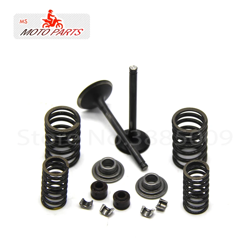 Intake Exhaust Valves Springs Valve Rebuild Kit For YX125cc Engine ATV Go Kart Dirt Bike
Intake Exhaust Valves Springs Valve Rebuild Kit For YX125cc Engine ATV Go Kart Dirt Bike