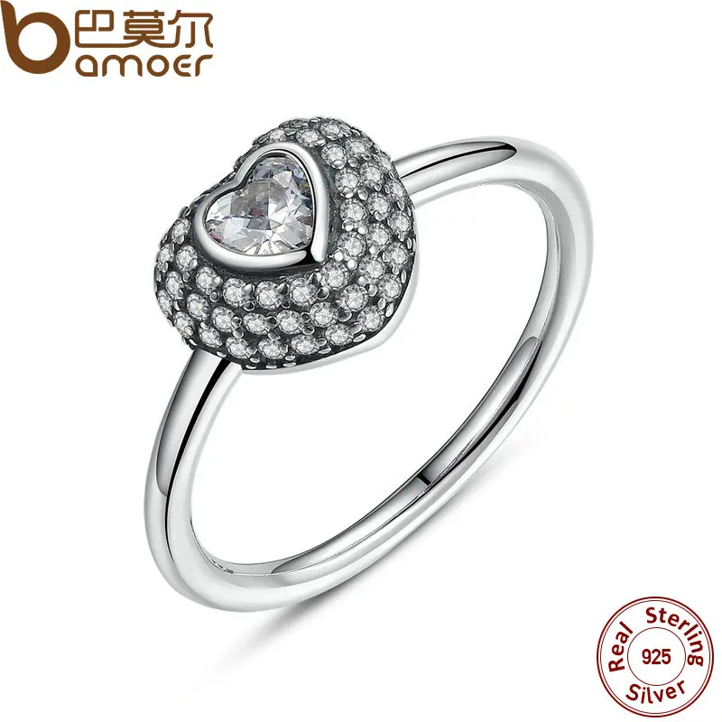 BAMOER Fashion 925 Sterling Silver In My Heart Pave Ring with Clear Dazzling Cubic Zirconia for Women Engagement Jewelry PA7168
BAMOER Fashion 925 Sterling Silver In My Heart Pave Ring with Clear Dazzling Cubic Zirconia for Women Engagement Jewelry PA7168
