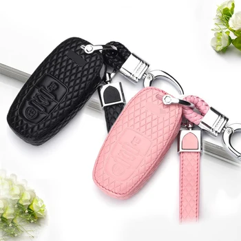 1Pcs Leather 3 Button Car Key Smart Key Case Cover with Keychain For AUDI A1 A3 A4 A5 A6 A4L A6L Q3 Q5 Q7 TT
1Pcs Leather 3 Button Car Key Smart Key Case Cover with Keychain For AUDI A1 A3 A4 A5 A6 A4L A6L Q3 Q5 Q7 TT