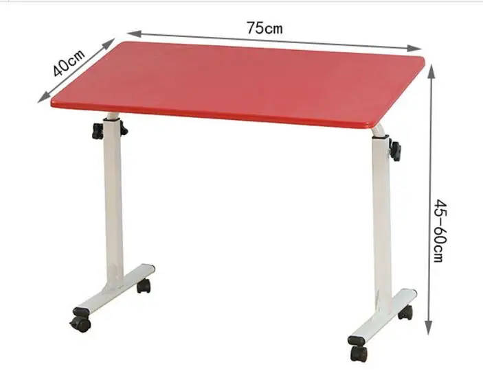 Image 75*40cm Height Adjustable Laptop Desk Portable Folding Notebook Table Mutil Purpose Computer Desk Primary School Study Desk