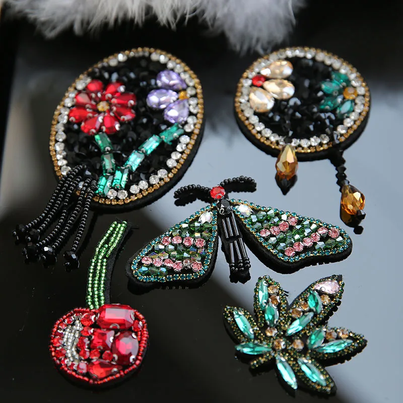 3D Handmade rhinestone beaded patches for clothing DIY sew on animals dragonfly embroidery applique decorative sequin Parches
3D Handmade rhinestone beaded patches for clothing DIY sew on animals dragonfly embroidery applique decorative sequin Parches