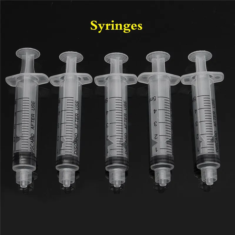5Pcs 5ml Syringe Crimp Sealed Blunt End Tips For Makeup DIY Glue Oil Ink Solute Mixture Ink Cartridge
5Pcs 5ml Syringe Crimp Sealed Blunt End Tips For Makeup DIY Glue Oil Ink Solute Mixture Ink Cartridge