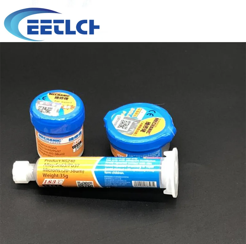 35G Soldering Paste Flux XG-50 XG-z40 XG-40 Solder Tin Sn63/Pb67 For Soldering iron Circuit Board SMT SMD Repair Tool
35G Soldering Paste Flux XG-50 XG-z40 XG-40 Solder Tin Sn63/Pb67 For Soldering iron Circuit Board SMT SMD Repair Tool