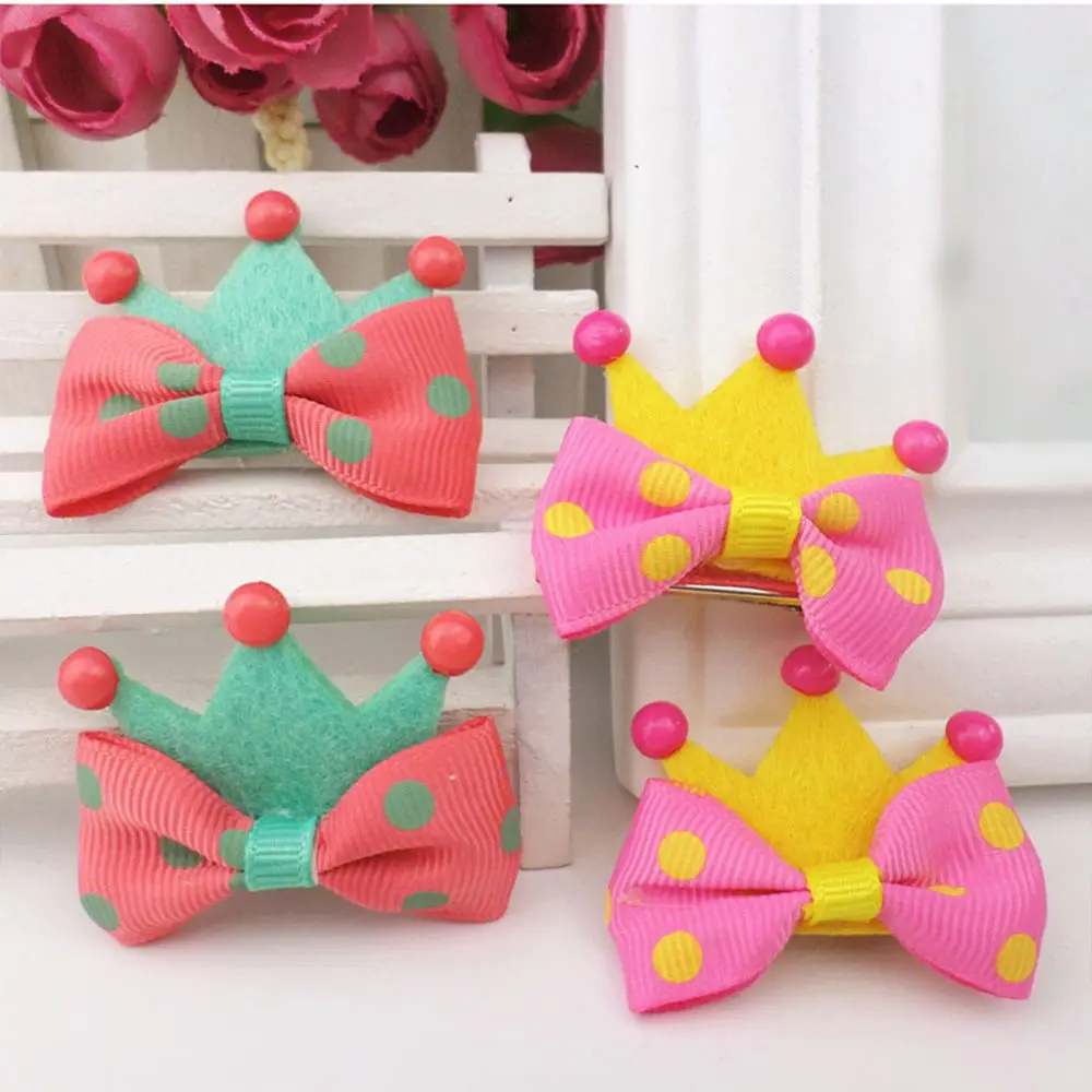 1Pc Barrettes Lovely Kid Girl Princess Ribbon Crown Polka Dot Bowknot Hairpin Hair Clips for Women Fashion Trendy Accessories
1Pc Barrettes Lovely Kid Girl Princess Ribbon Crown Polka Dot Bowknot Hairpin Hair Clips for Women Fashion Trendy Accessories