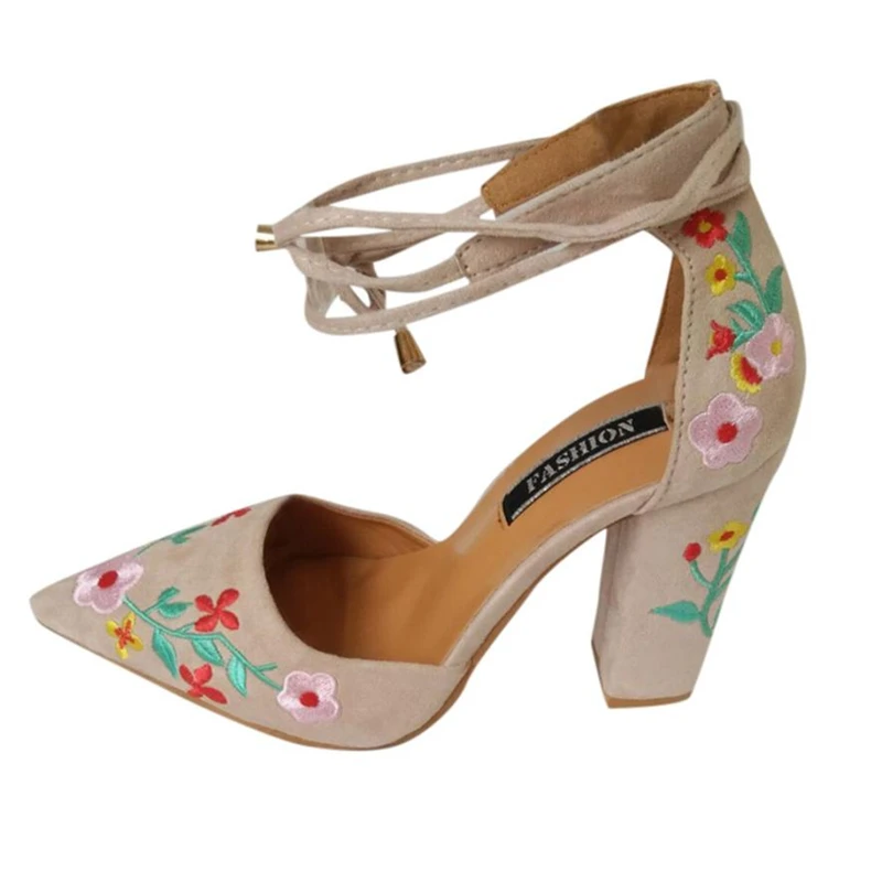 high heels woman of 2018 Latest models Women Wildflower Embroidery With Crude High-Heeled Pointed Toe Shoes shoes womanA0531#30
high heels woman of 2018 Latest models Women Wildflower Embroidery With Crude High-Heeled Pointed Toe Shoes shoes womanA0531#30