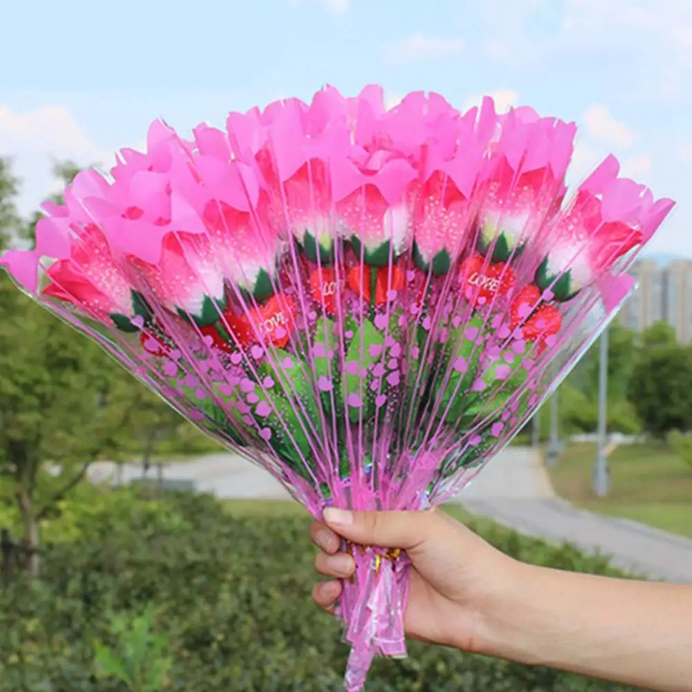 LED Glowing Rose Simulation Luminous Plastic Rose Valentines Party Birthday Wedding Home Decoration Girls Gift
LED Glowing Rose Simulation Luminous Plastic Rose Valentines Party Birthday Wedding Home Decoration Girls Gift