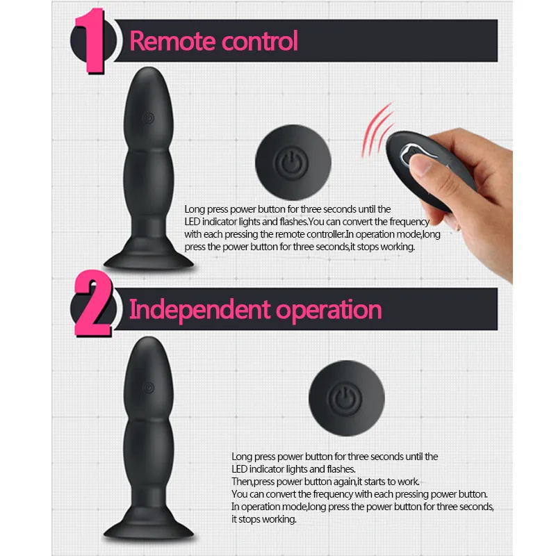 Анальный Вибратор С Дистанционным Управлением