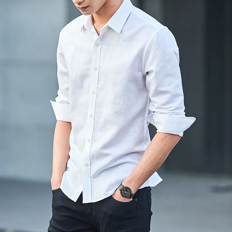 MRMT 2019 Brand Spring New Men's Shirts Cotton and Linen Shirts for Male Fashion Long Sleeves Pure Color Tops Linen Shirts
MRMT 2019 Brand Spring New Men's Shirts Cotton and Linen Shirts for Male Fashion Long Sleeves Pure Color Tops Linen Shirts