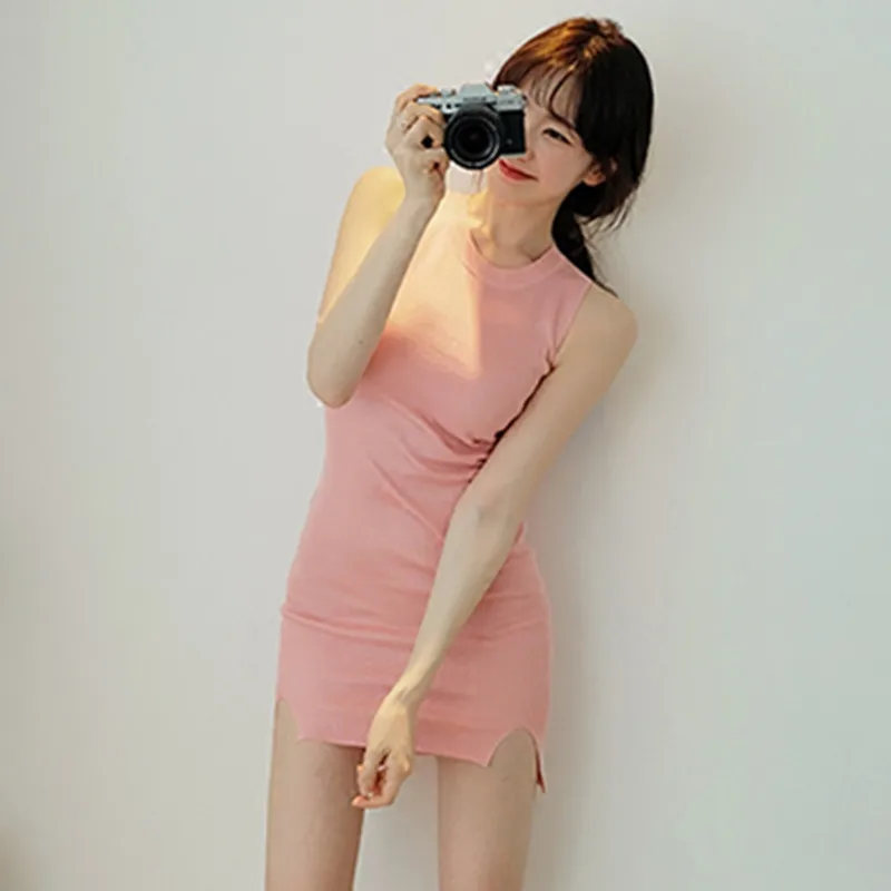 irregular sleeveless Sexy Package Hip Knitted Elastic Dress Sleeveless Women's Dresses Party Female Dresses 
irregular sleeveless Sexy Package Hip Knitted Elastic Dress Sleeveless Women's Dresses Party Female Dresses
