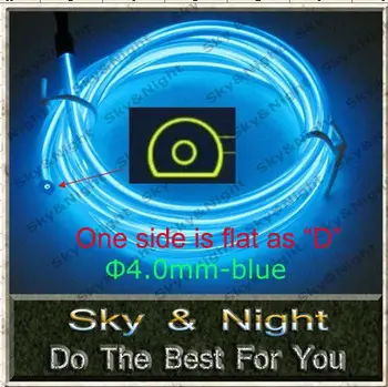 High brightness-Neon el wire light -4.0mm Blue 50M for Christmas decoration and Halloween gift
High brightness-Neon el wire light -4.0mm Blue 50M for Christmas decoration and Halloween gift