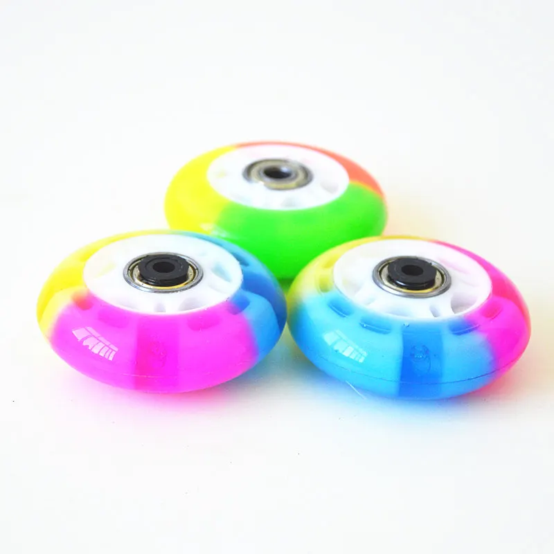 4 Pieces/Lot 70mm Flashing Roller Wheel Inline skates wheels PU Freestyle LED Sliding Skating Wheel with Magnet Core Bearing Set
4 Pieces/Lot 70mm Flashing Roller Wheel Inline skates wheels PU Freestyle LED Sliding Skating Wheel with Magnet Core Bearing Set